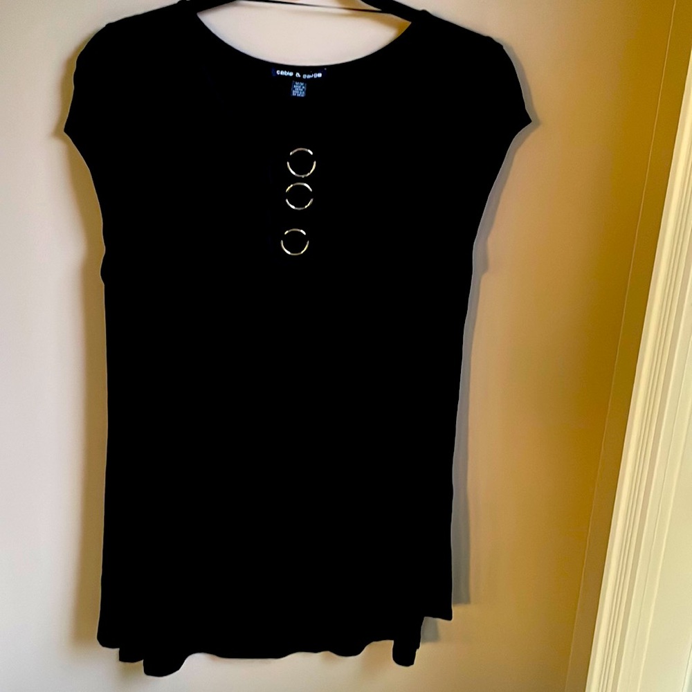 Cable & gauge tunic